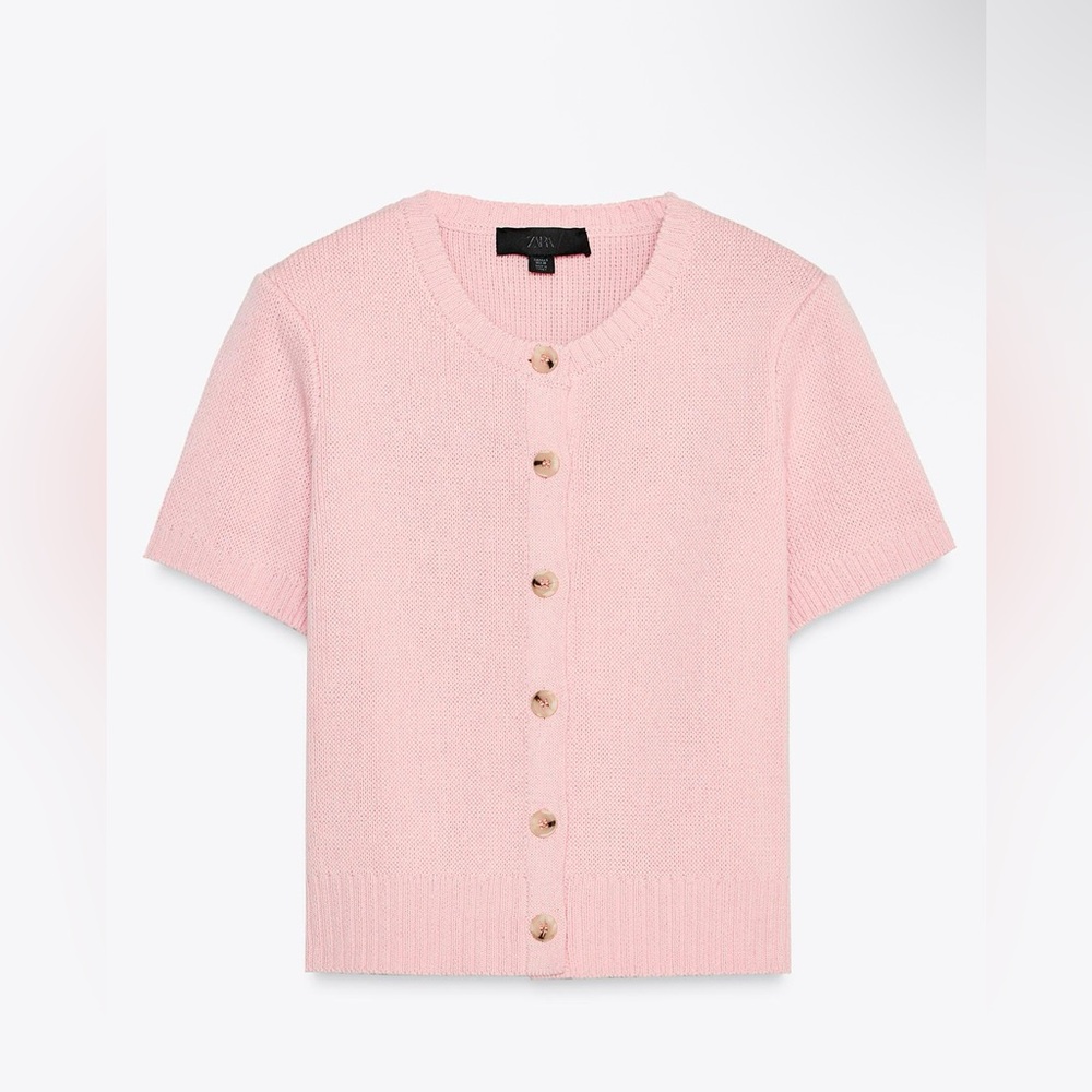 Zara plain knit top